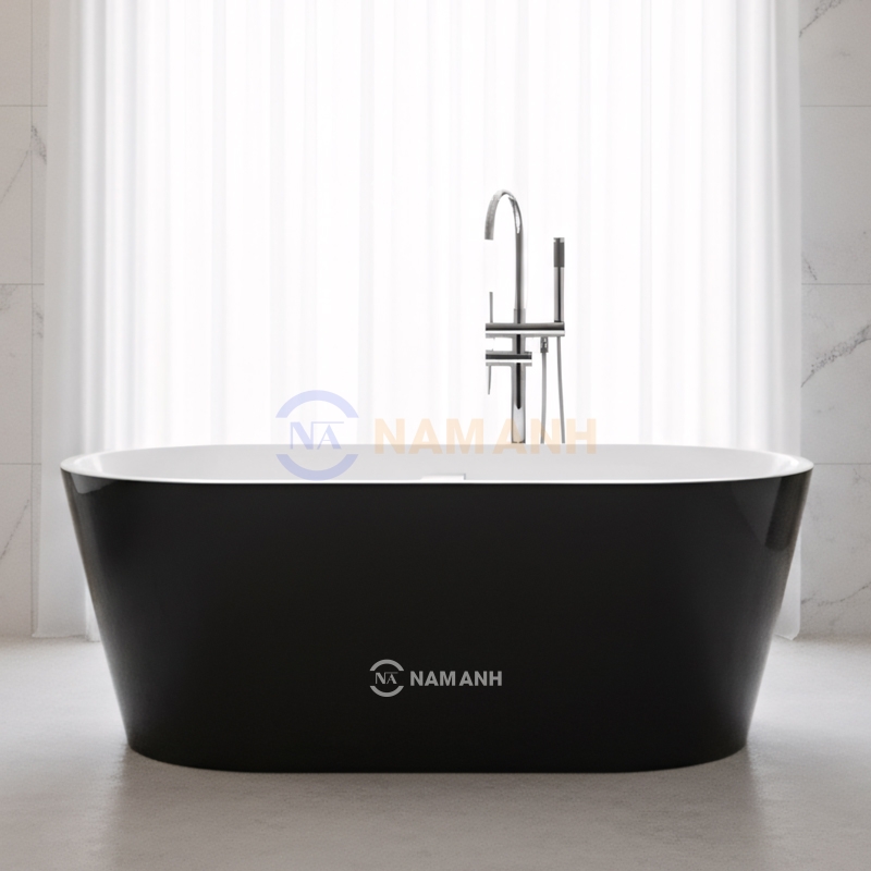 Bồn Tắm Oval Đặt Sàn Acrylic Rudi RUB117 - Thumbnail