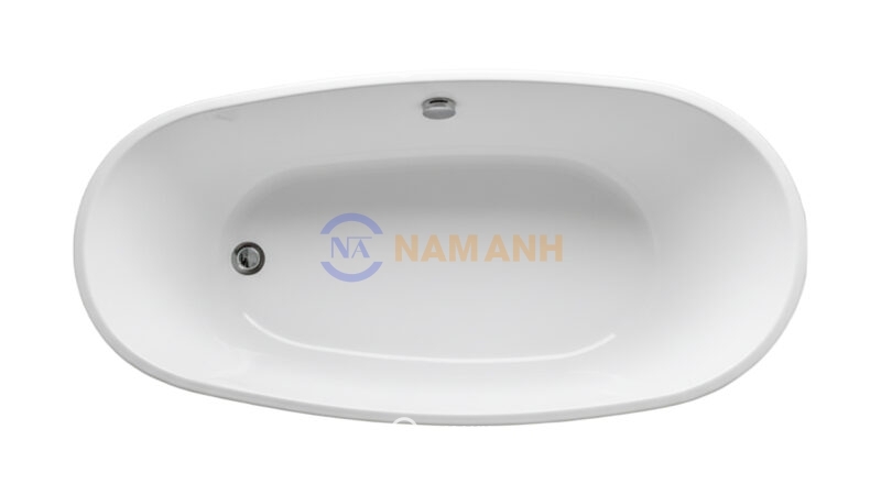 Bồn Tắm Oval Đặt Sàn Acrylic Rudi RUB119 - Top View