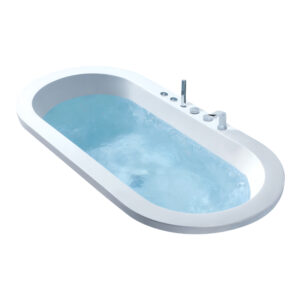 Bồn Tắm Oval Xây Massage Rudi RUB237