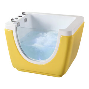 Bồn Tắm Trẻ Em Đặt Sàn Massage Acrylic Rudi RUB248 1120x870x850 mm Chữ Nhật