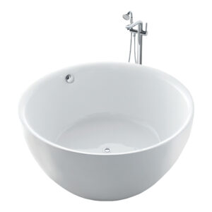 Bồn Tắm Tròn Đặt Sàn Acrylic Rudi RUB101 20 Bồn Tắm Tròn Đặt Sàn Acrylic Rudi Rub101