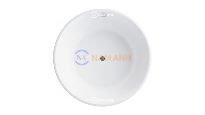 Bồn Tắm Tròn Đặt Sàn Acrylic Rudi RUB102 1400x1400 mm - Top View